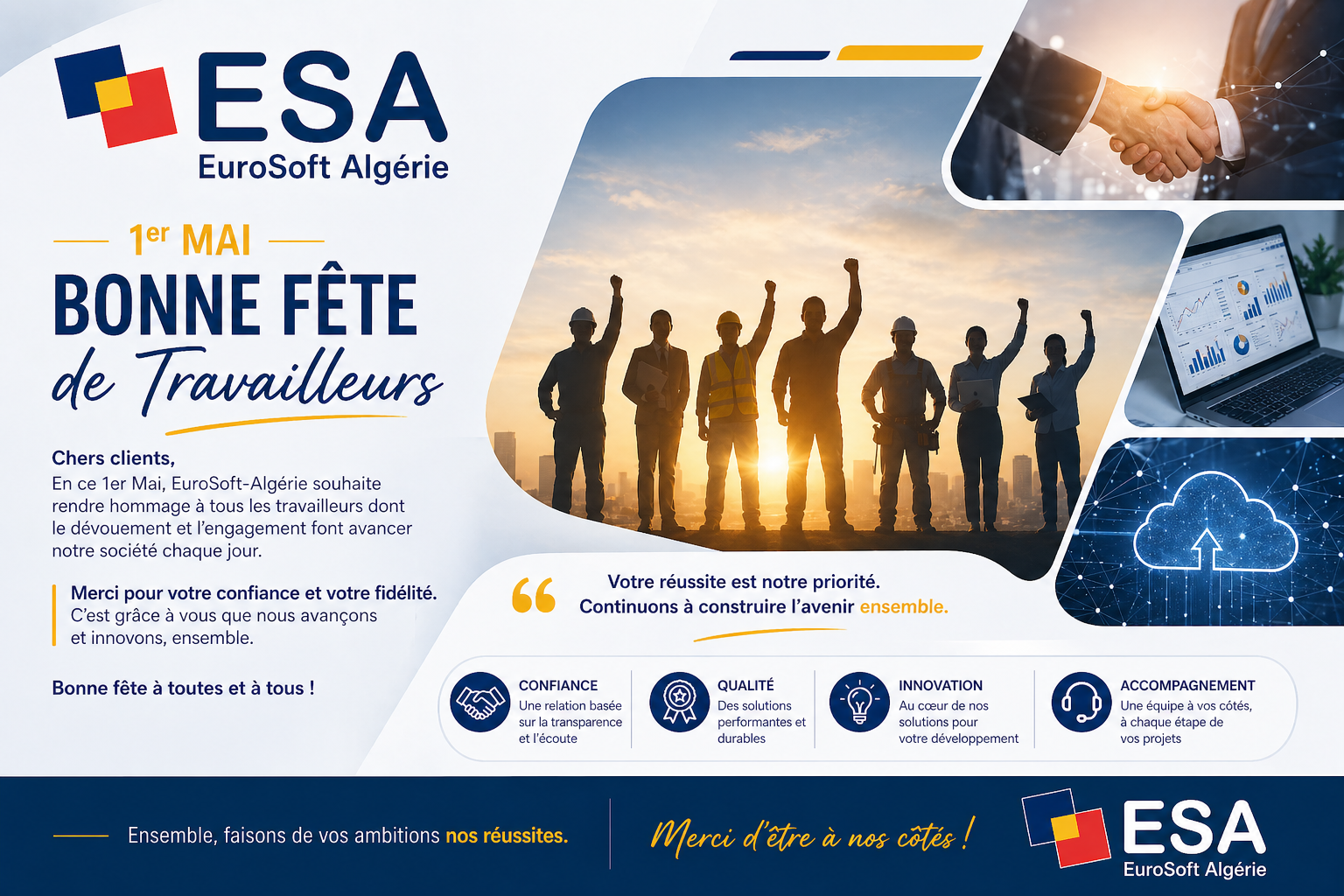 Bonne fête des travailleurs